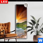 Leuchtbild Dia Majestaetischer Sonnenuntergang Schmal Produktvorschau mit dem Bild Majestätischer Sonnenuntergang im Format Schmal.