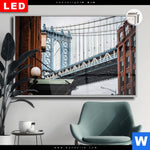 Leuchtbild Dia Manhattan Querformat Produktvorschau mit dem Bild Manhattan im Format Querformat.