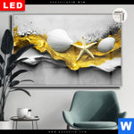 Leuchtbild Dia Maritime Muschel Kunst Querformat Produktvorschau mit dem Bild Maritime Muschel-Kunst im Format Querformat.