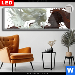 Leuchtbild Dia Milch Kuesst Schokolade Panorama Produktvorschau mit dem Bild Milch küsst Schokolade im Format Panorama.