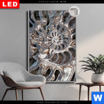 Leuchtbild Dia Muschel Fossil No 3 Hochformat Produktvorschau mit dem Bild Muschel Fossil No. 3 im Format Hochformat.