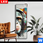 Leuchtbild Dia Musikalischer Affe Schmal Produktvorschau mit dem Bild Musikalischer Affe im Format Schmal.