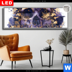 Leuchtbild Dia Mystische Schaedelkunst Panorama Produktvorschau mit dem Bild Mystische Schädelkunst im Format Panorama.