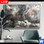 Leuchtbild Dia Mystisches Pferd Mit Fluegeln Querformat Produktvorschau mit dem Bild Mystisches Pferd mit Flügeln im Format Querformat.