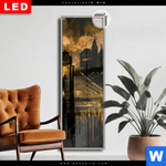 Leuchtbild Dia Nachtleuchten Ueber Manhattan Schmal Produktvorschau mit dem Bild Nachtleuchten über Manhattan im Format Schmal.