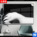 Leuchtbild Dia Nacktheit In Schwarzweiss Querformat Produktvorschau mit dem Bild Nacktheit in Schwarzweiß im Format Querformat.