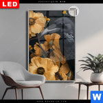 Leuchtbild Dia Naturbild Rabe Blueten Hochformat Produktvorschau mit dem Bild Naturbild - Rabe & Blüten im Format Hochformat.