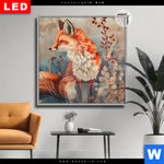 Leuchtbild Dia Naturpoesie Mit Fuchs Quadrat Produktvorschau mit dem Bild Naturpoesie mit Fuchs im Format Quadrat.