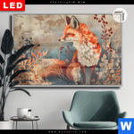 Leuchtbild Dia Naturpoesie Mit Fuchs Querformat Produktvorschau mit dem Bild Naturpoesie mit Fuchs im Format Querformat.