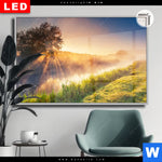 Leuchtbild Dia Nebel Am Fluss Querformat Produktvorschau mit dem Bild Nebel am Fluss im Format Querformat.