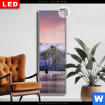 Leuchtbild Dia Neuseeland Am Morgen Schmal Produktvorschau mit dem Bild Neuseeland am Morgen im Format Schmal.