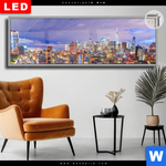 Leuchtbild Dia New York Skyline Panorama Produktvorschau mit dem Bild New York Skyline im Format Panorama.