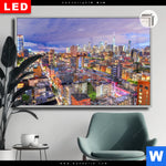 Leuchtbild Dia New York Skyline Querformat Produktvorschau mit dem Bild New York Skyline im Format Querformat.