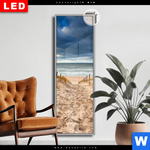 Leuchtbild Dia Nordseekueste Wolken Schmal Produktvorschau mit dem Bild Nordseeküste & Wolken im Format Schmal.