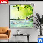 Leuchtbild Dia Orchidee Im Japanischer Brunnen Quadrat Produktvorschau mit dem Bild Orchidee im japanischer Brunnen im Format Quadrat.