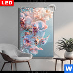 Leuchtbild Dia Orchideenblueten In Pastell Hochformat Produktvorschau mit dem Bild Orchideenblüten in Pastell im Format Hochformat.