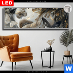 Leuchtbild Dia Paola Portraet Mit Schmetterlingen Panorama Produktvorschau mit dem Bild Paola - Porträt mit Schmetterlingen im Format Panorama.