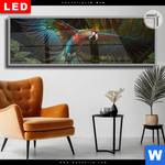 Leuchtbild Dia Papagei Im Flug Panorama Produktvorschau mit dem Bild Papagei im Flug im Format Panorama.