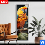 Leuchtbild Dia Papageien Auf Einem Ast Schmal Produktvorschau mit dem Bild Papageien auf einem Ast im Format Schmal.