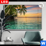 Leuchtbild Dia Paradiesische Insel Querformat Produktvorschau mit dem Bild Paradiesische Insel im Format Querformat.