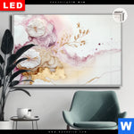 Leuchtbild Dia Pastell Blueten Moderne Kunst Querformat Produktvorschau mit dem Bild Pastell Blüten Moderne Kunst im Format Querformat.