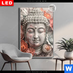Leuchtbild Dia Pastellblueten Und Buddha Hochformat Produktvorschau mit dem Bild Pastellblüten und Buddha im Format Hochformat.
