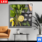 Leuchtbild Dia Perfekte Zutaten Fuer Cocktails Quadrat Produktvorschau mit dem Bild Perfekte Zutaten für Cocktails im Format Quadrat.