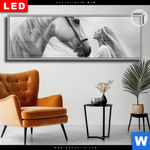 Leuchtbild Dia Pferd Wildnis Liebe Panorama Produktvorschau mit dem Bild Pferd - Wildnis Liebe im Format Panorama.