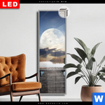 Leuchtbild Dia Pier Am Fluss Schmal Produktvorschau mit dem Bild Pier am Fluss im Format Schmal.