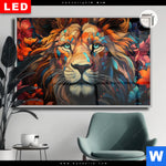 Leuchtbild Dia Pop Art Leo Querformat Produktvorschau mit dem Bild Pop Art Leo im Format Querformat.