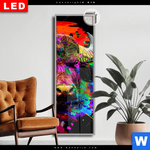 Leuchtbild Dia Pop Art Stier Schmal Produktvorschau mit dem Bild Pop Art Stier im Format Schmal.