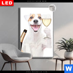 Leuchtbild Dia Prost Tierische Party Hochformat Produktvorschau mit dem Bild Prost - tierische Party im Format Hochformat.