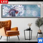 Leuchtbild Dia Pusteblume Marienkaefer Panorama Produktvorschau mit dem Bild Pusteblume & Marienkäfer im Format Panorama.