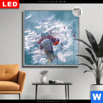 Leuchtbild Dia Pusteblume Marienkaefer Quadrat Produktvorschau mit dem Bild Pusteblume & Marienkäfer im Format Quadrat.