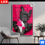 Leuchtbild Dia Romantik Mit Suessen Hunden Hochformat Produktvorschau mit dem Bild Romantik mit süßen Hunden im Format Hochformat.