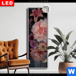 Leuchtbild Dia Romantische Blumenillustration Schmal Produktvorschau mit dem Bild Romantische Blumenillustration im Format Schmal.