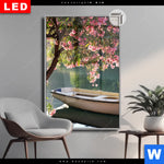 Leuchtbild Dia Romantische Bootstour Hochformat Produktvorschau mit dem Bild Romantische Bootstour im Format Hochformat.