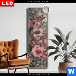Leuchtbild Dia Romantische Vintageblumen Schmal Produktvorschau mit dem Bild Romantische Vintageblumen im Format Schmal.