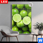 Leuchtbild Dia Saftige Limetten Voller Energie Hochformat Produktvorschau mit dem Bild Saftige Limetten voller Energie im Format Hochformat.