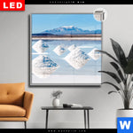 Leuchtbild Dia Salzlandschaft In Den Anden Quadrat Produktvorschau mit dem Bild Salzlandschaft in den Anden im Format Quadrat.