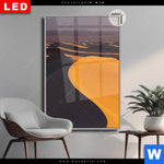 Leuchtbild Dia Sandduenen Hochformat Produktvorschau mit dem Bild Sanddünen im Format Hochformat.