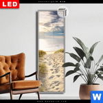 Leuchtbild Dia Sandpfad Zum Nordseestrand Schmal Produktvorschau mit dem Bild Sandpfad zum Nordseestrand im Format Schmal.