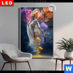 Leuchtbild Dia Schlafende Nixe Hochformat Produktvorschau mit dem Bild Schlafende Nixe im Format Hochformat.