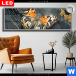 Leuchtbild Dia Schmetterling Auf Marmor Panorama Produktvorschau mit dem Bild Schmetterling auf Marmor im Format Panorama.