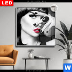 Leuchtbild Dia Schoene Geheimnisvolle Quadrat Produktvorschau mit dem Bild Schöne Geheimnisvolle im Format Quadrat.