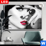 Leuchtbild Dia Schoene Geheimnisvolle Querformat Produktvorschau mit dem Bild Schöne Geheimnisvolle im Format Querformat.