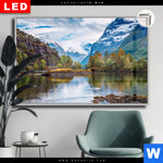 Leuchtbild Dia Schoene Natur In Norwegen Querformat Produktvorschau mit dem Bild Schöne Natur in Norwegen im Format Querformat.