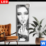 Leuchtbild Dia Schoener Mittelfinger Schmal Produktvorschau mit dem Bild Schöner Mittelfinger im Format Schmal.