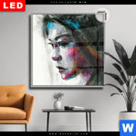 Leuchtbild Dia Schoenes Maedchen Quadrat Produktvorschau mit dem Bild Schönes Mädchen im Format Quadrat.