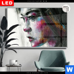 Leuchtbild Dia Schoenes Maedchen Querformat Produktvorschau mit dem Bild Schönes Mädchen im Format Querformat.